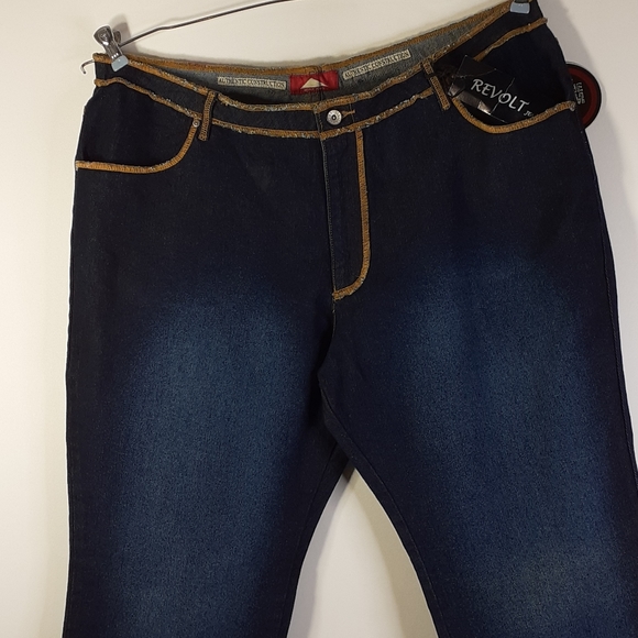 ReVolt Women's Jeans Raw Seams  Size 20 - Picture 3 of 16